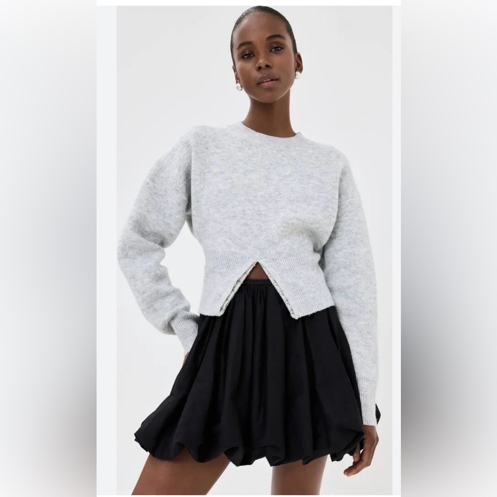 Lioness Dion Corset Grey Sweater, Brand New in XXS